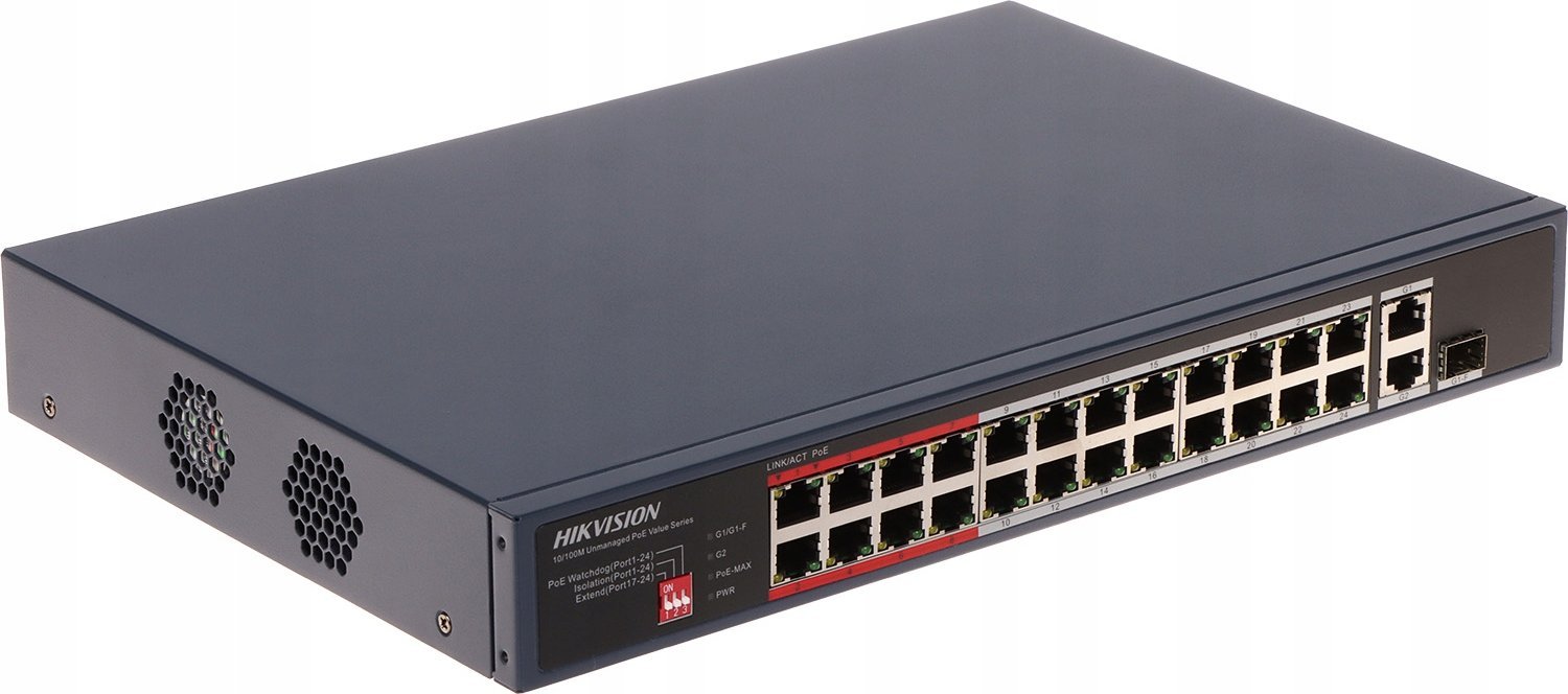 Switch Hikvision Hikvision DS-3E0326P-E/MC 24 Port Fast Ethernet Unmanaged POE Switch