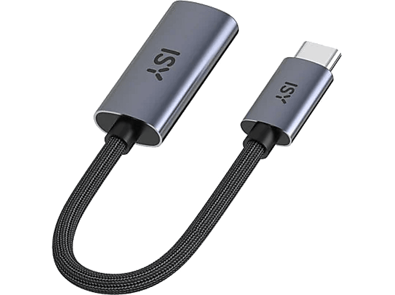 Adapter USB-C - DisplayPort ISY IDP-2500 na Szary