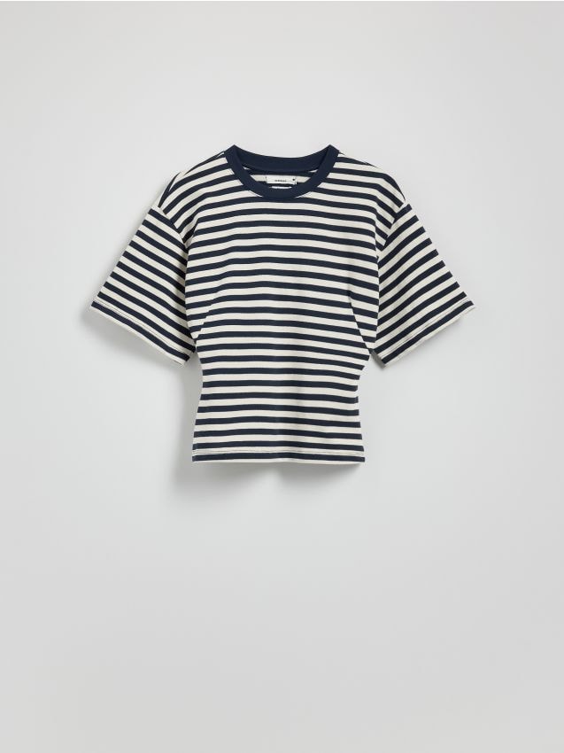 Reserved - Taliowany t-shirt - wielobarwny