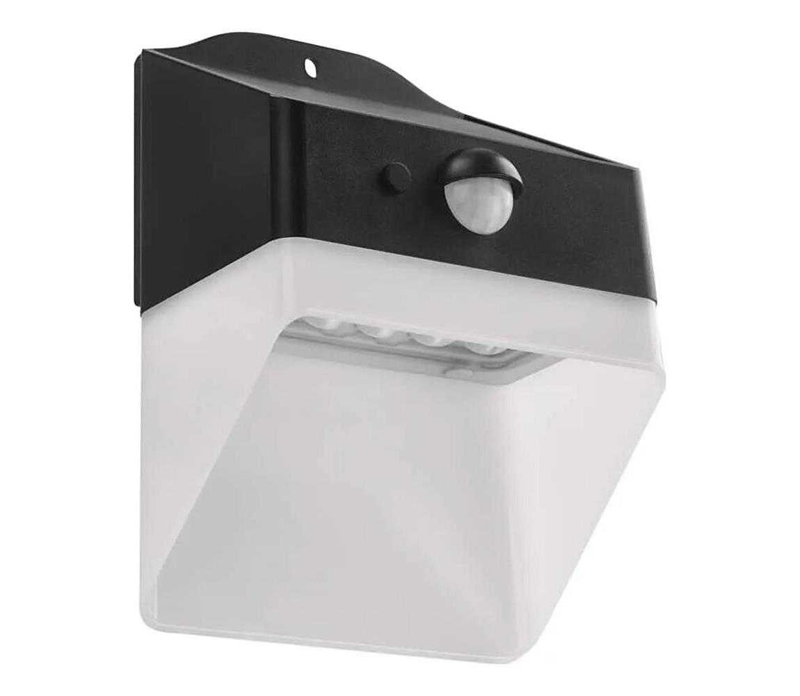 LED Kinkiet solarny z czujnikiem LUMI LED/3,7W IP65 czarny