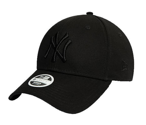 Czapka damska NEW ERA NY YANKEES z daszkiem czarna