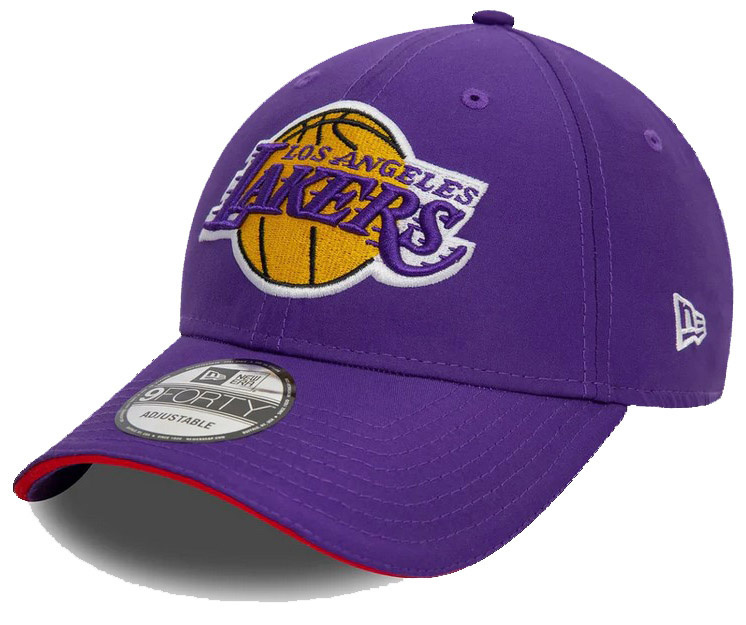 Czapka NEW ERA z daszkiem LA Lakers Microfibre 9FORTY fioletowa