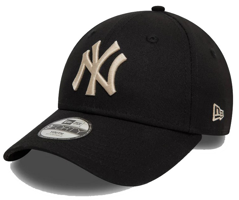 Czapka dziecięca NEW ERA NYY League 9FORTY z daszkiem 4-6 lat czarna