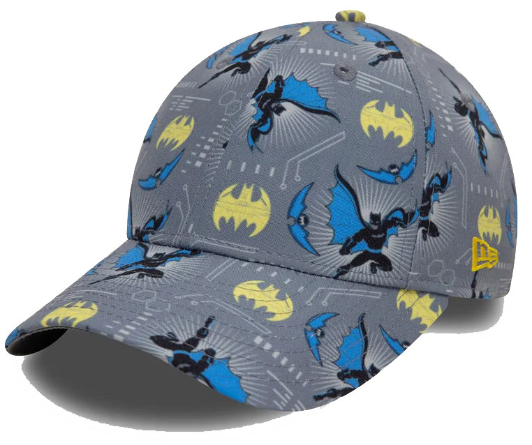Czapka dziecięca NEW ERA DC Batman 9FORTY 6-12 lat szara