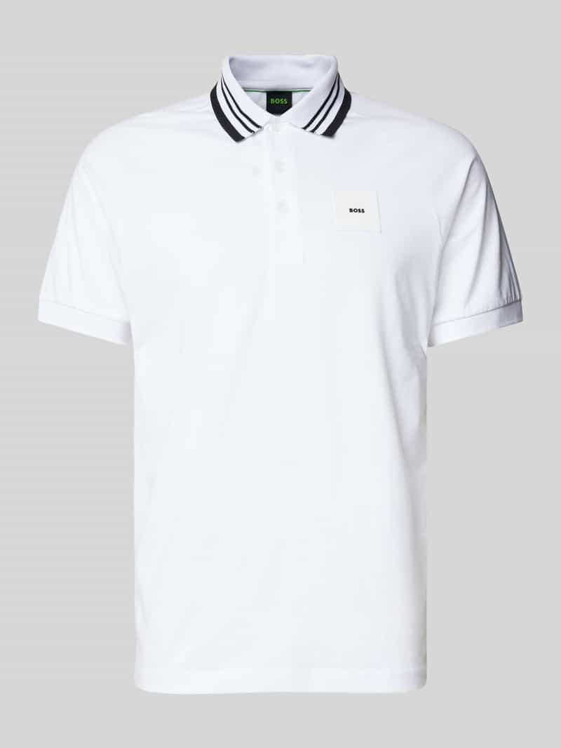 Koszulka polo o kroju regular fit z naszywką z logo model ‘Paddy’