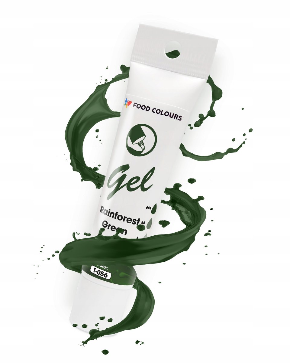 BARWNIK SPOŻYWCZY W ŻELU T-056 Rainforest Green Zielony Leśny 30g