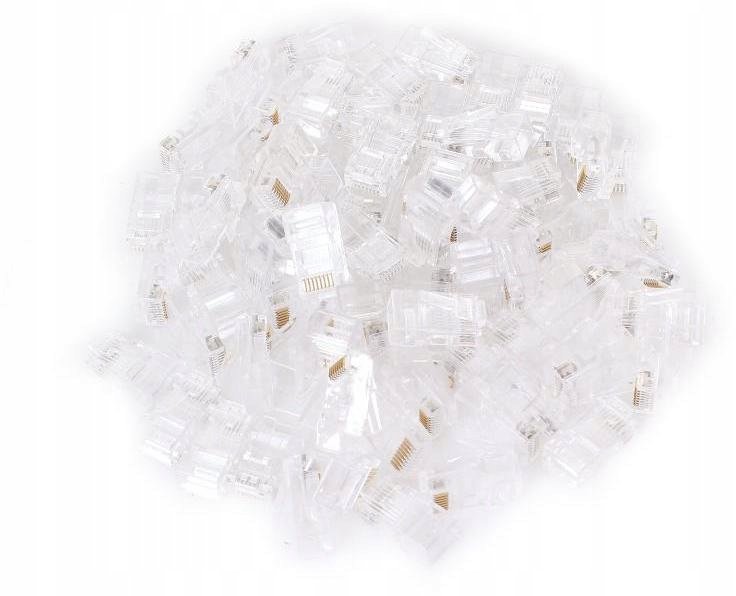 Wtyk sieciowy przelotowy getfort rj45 cat.6 8p8c (100szt)
