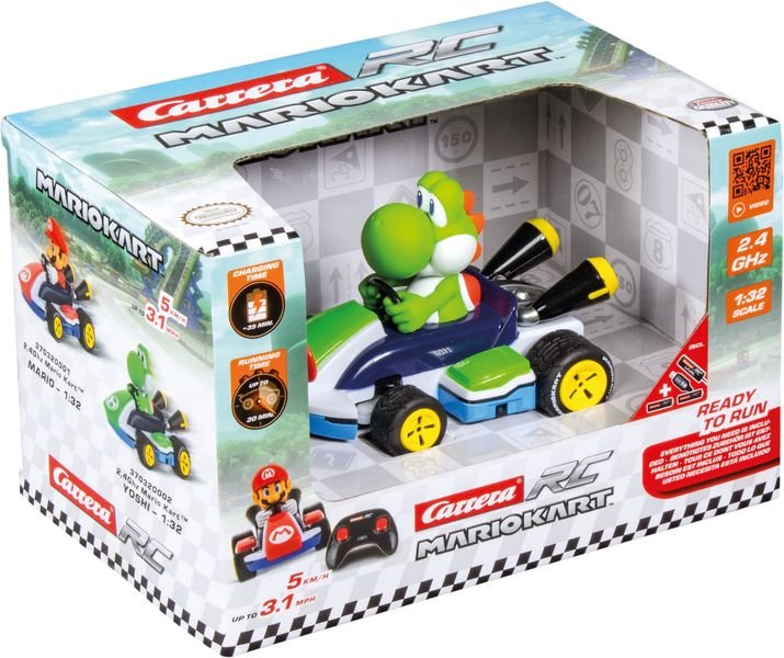 Carrera RC 2,4 GHz Mario Kart(TM) Race Kart 1:32, Yoshi