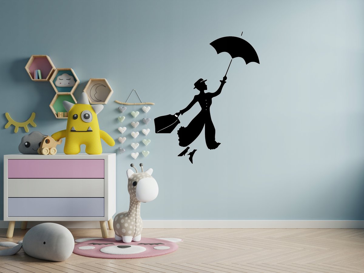 Naklejka ścienna dla dzieci Mary Poppins XXL