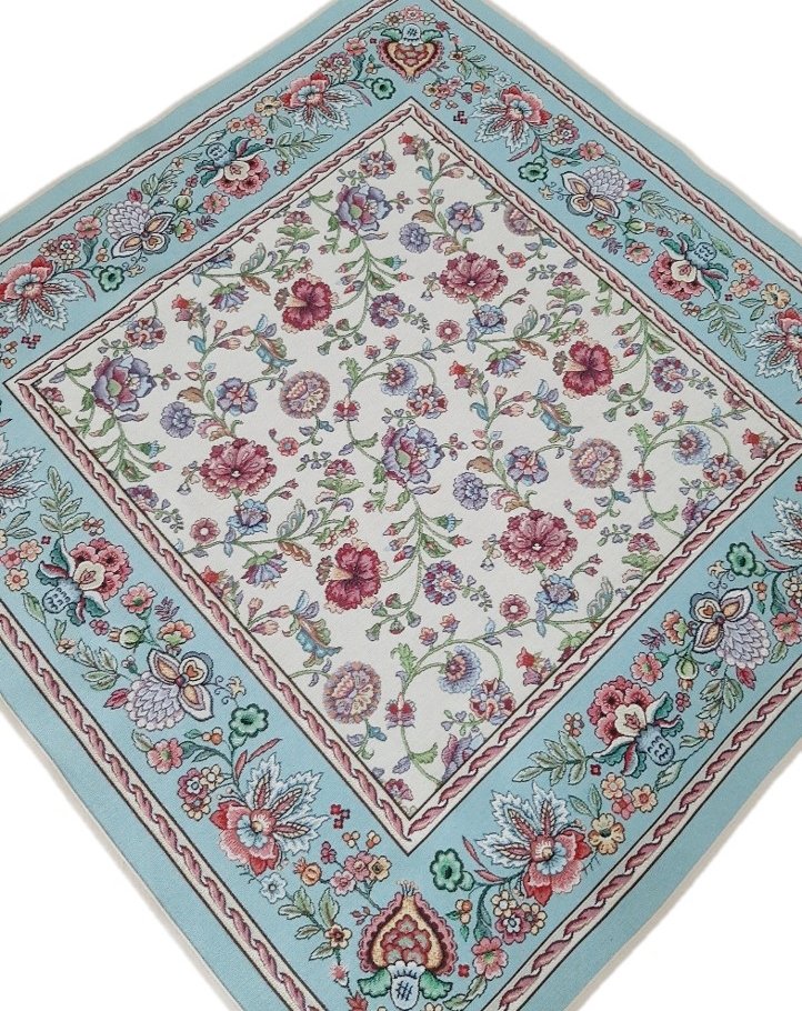 Obrus 100x100 cm 1057AZ Ethno Azure gobelinowy