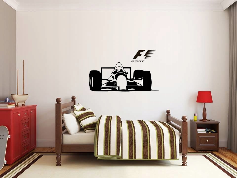Naklejka ścienna do pokoju Formula 1 - bolid