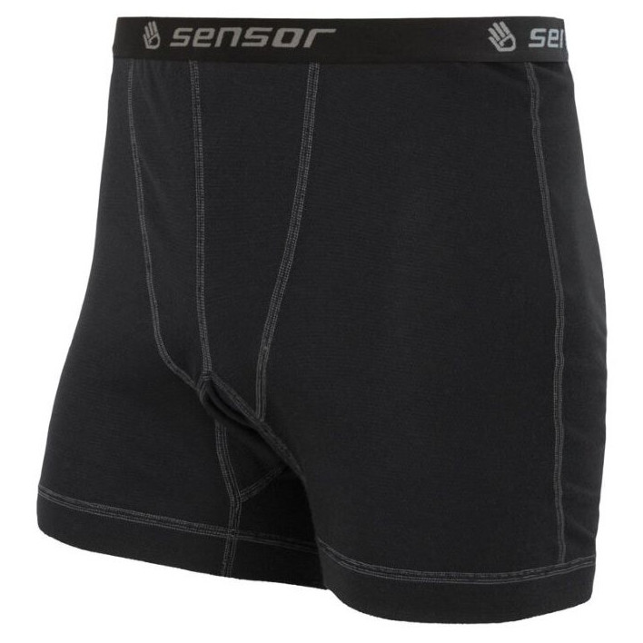 Spodenki męskie Sensor Double Face black Rozmiar: S / Kolor: czarny