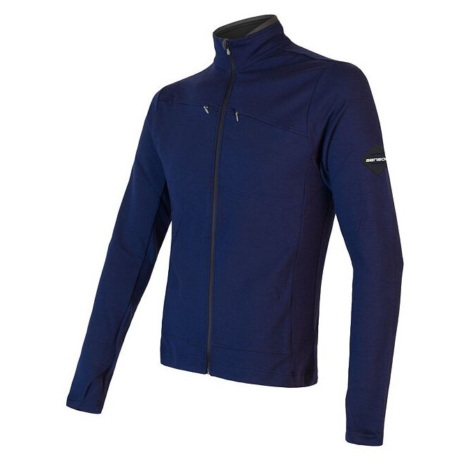 Męska bluza Sensor Merino Upper Rozmiar: S / Kolor: ciemnoniebieski