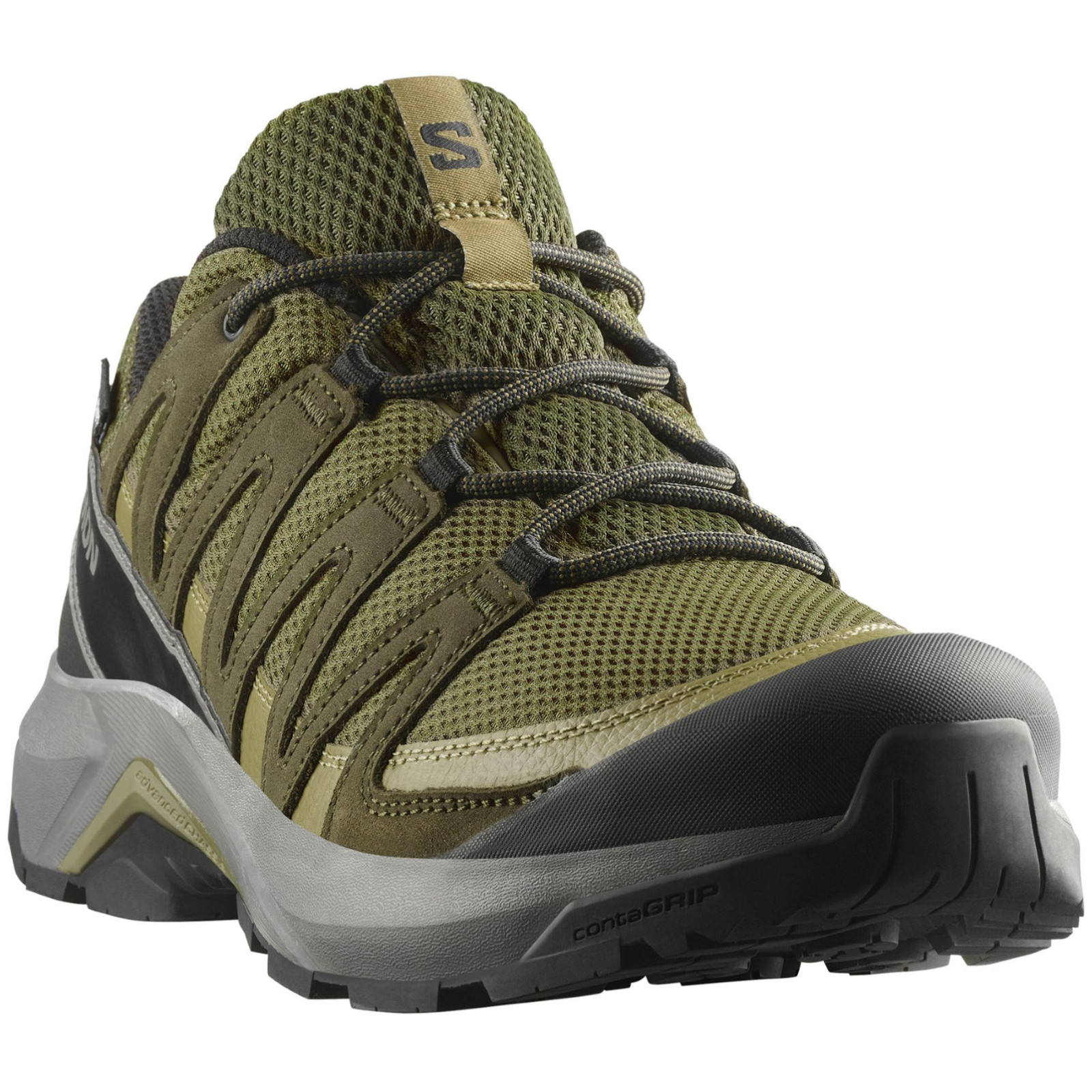 Męskie buty turystyczne Salomon X-Adventure Recon Gore Tex Rozmiar butów (UE): 46 2/3 / Kolor: zielony