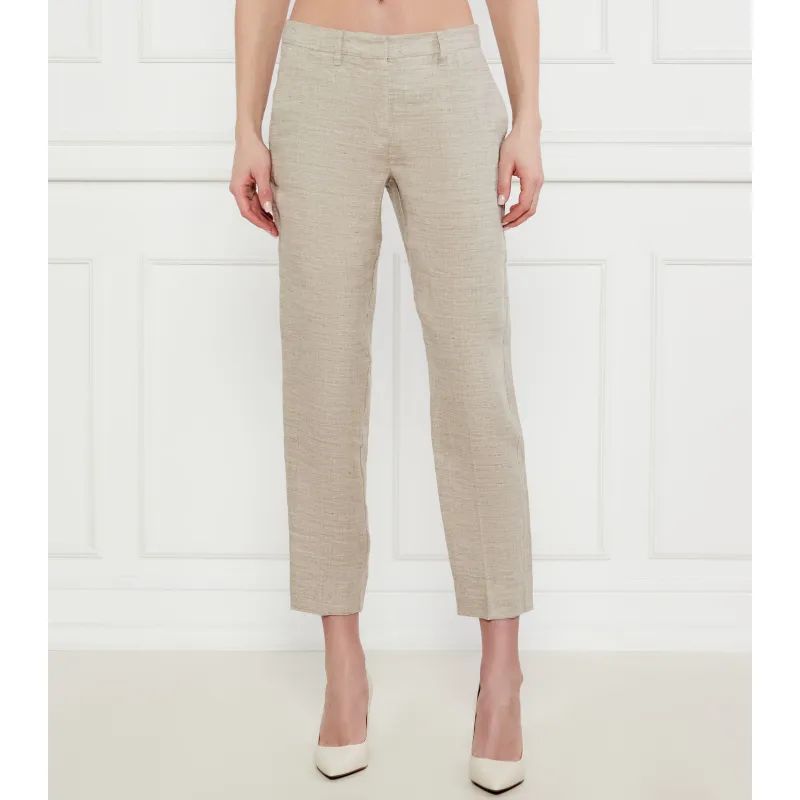 Marella Lniane spodnie PERUGIA Regular Fit