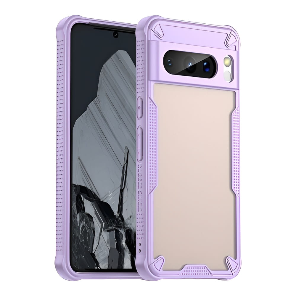 Etui Rugged Shield Case do Google Pixel 8 Pro - Fioletowy