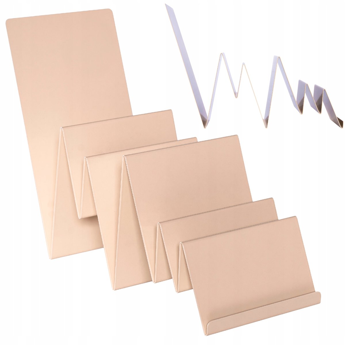 Organizer na Biurko Metalowy FoldArt PREMIUM 290 x 210 mm Beżowy