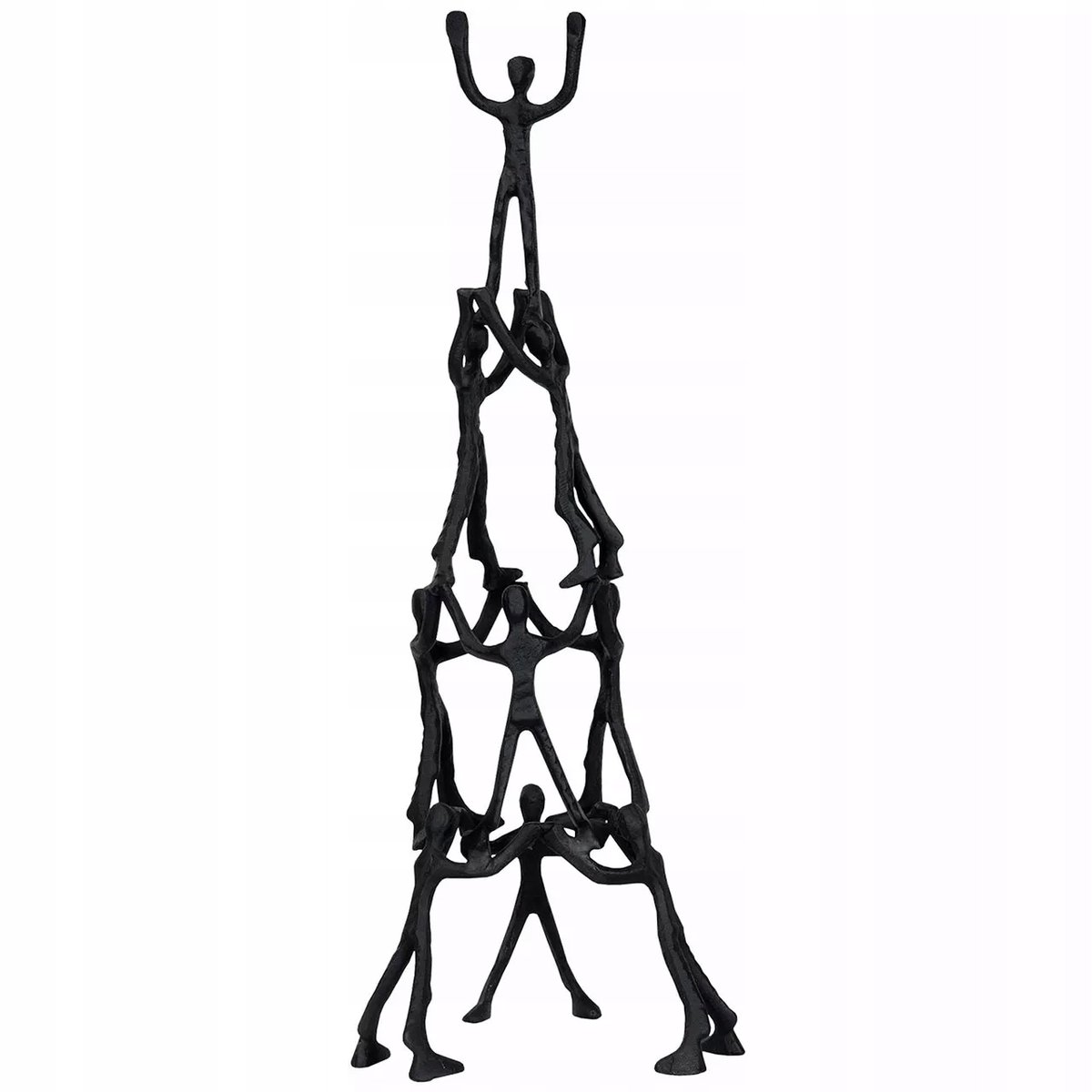 FIGURKA RODZINA JEDNOŚĆ PRZYJAŹŃ dekoracyjna czarna duża na prezent 74cm