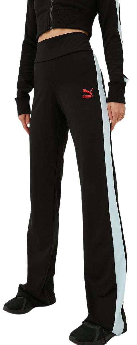 Spodnie dresowe damskie Puma X DUA LIPA T7 Pants r.XS Czarne Wysoki Stan
