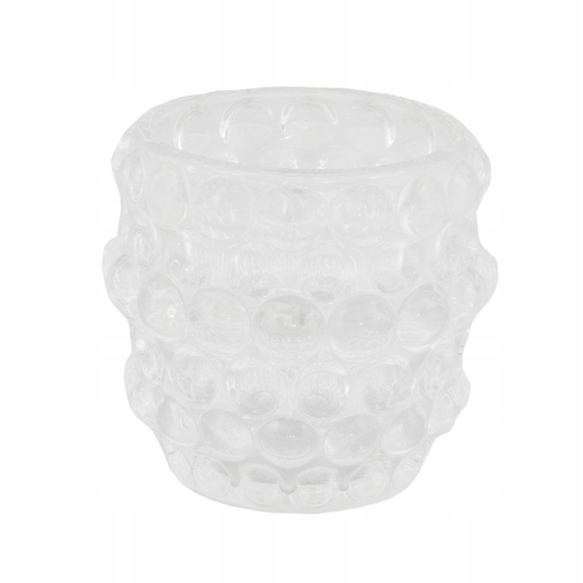 ŚWIECZNIK SIXTIES tealight przezroczysty