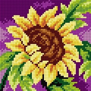 Zestaw do Haftu 13,5x13,5cm – Kanwa + Mulina Ariadna + Igła