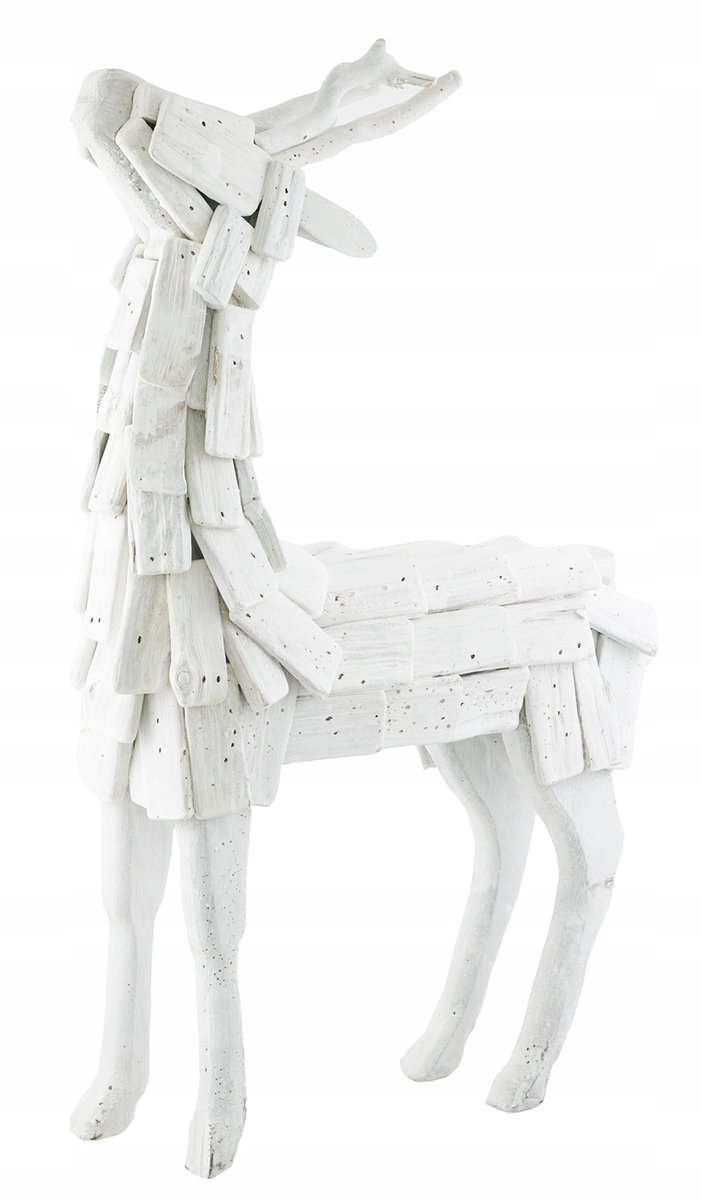 FIGURKA RENIFER drewniana XL