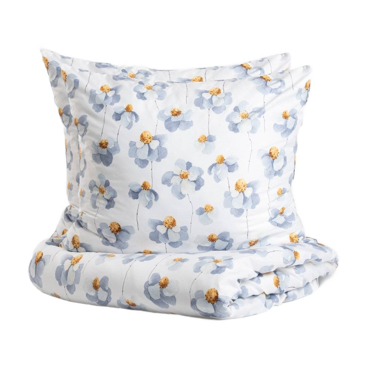 HOMLA Pościel REITA z mikrofibry w kwiatki 220x200 + 2*70x80 cm