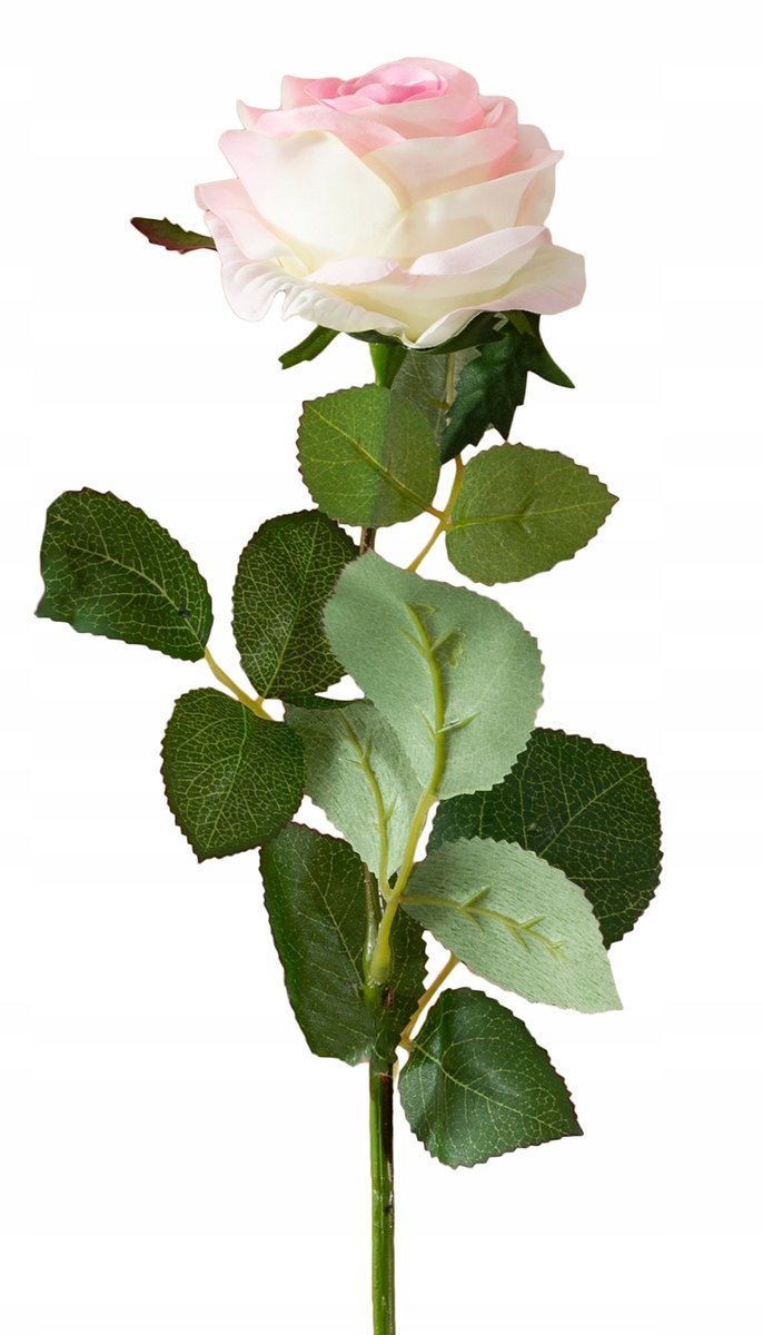 SZTUCZNY KWIAT RÓŻA do wazonu różowa 64cm