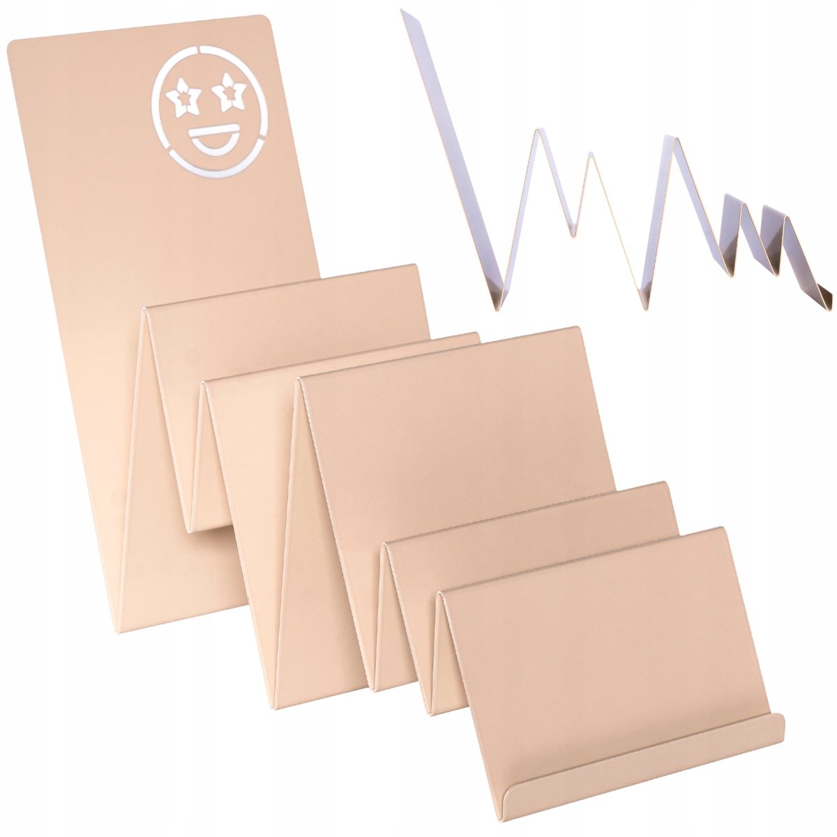 Organizer na Biurko Metalowy FoldArt PREMIUM 290 x 210 mm Beżowy