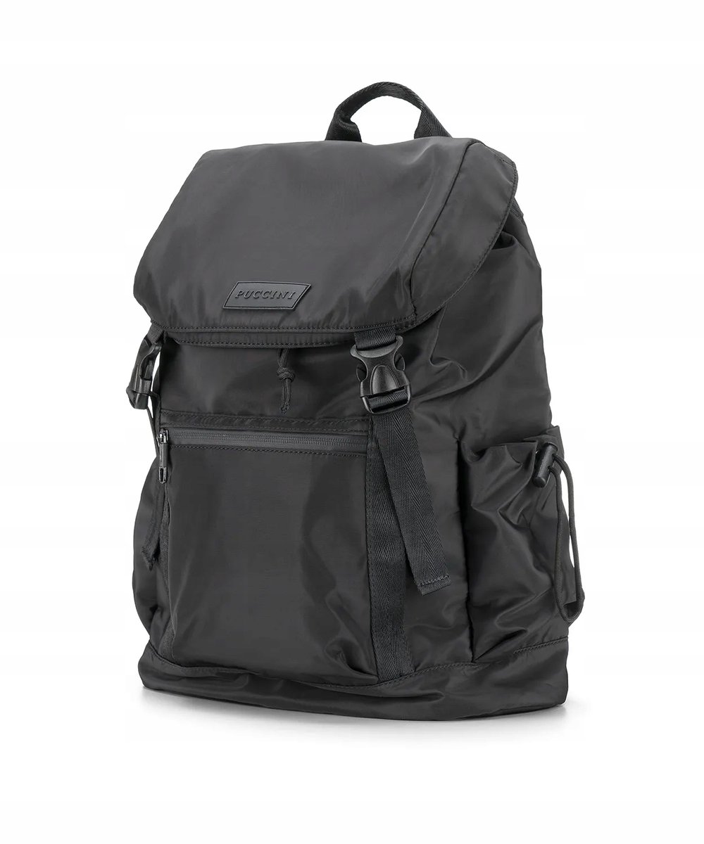Plecak Miejski Damski Męski Na Laptopa 15'' Puccini Czarny Pm9029-1