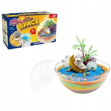 Crystal Growing Terrarium Akwarium Mały Odkrywca Kosmonauta Kolorowy Zestaw