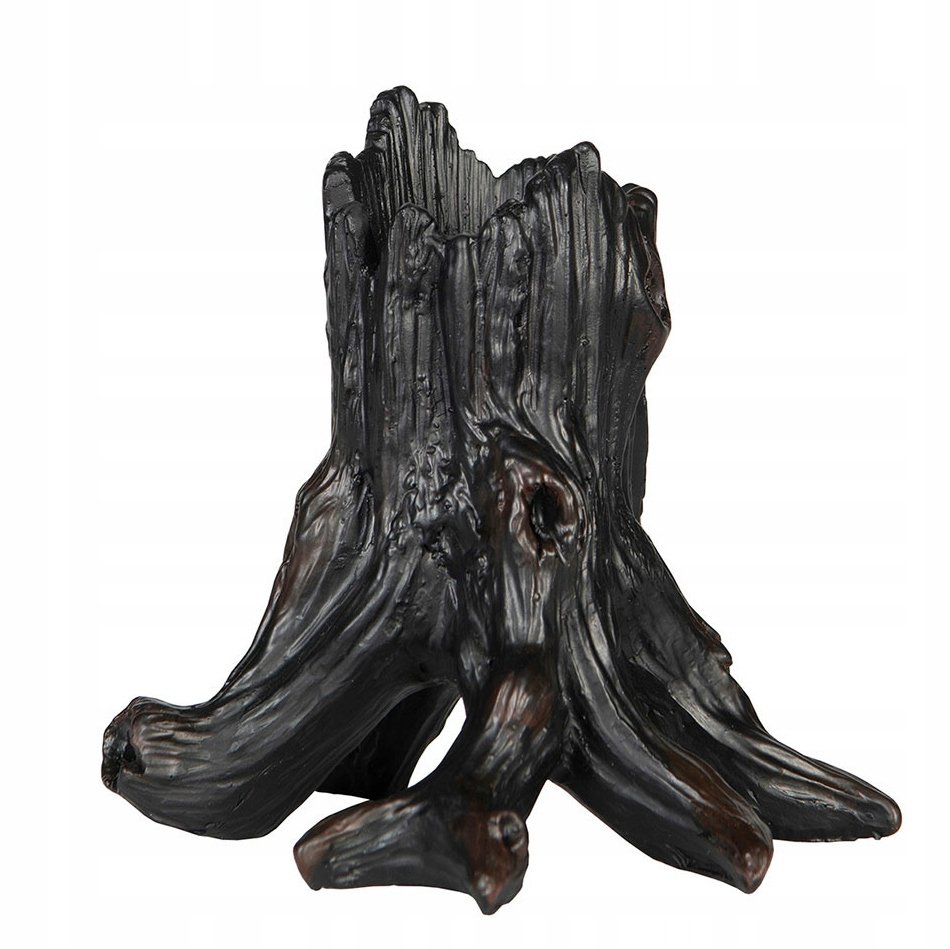 ŚWIECZNIK PIEŃ DRZEWA kandelabr czarny mat dodatek do salonu sypialni