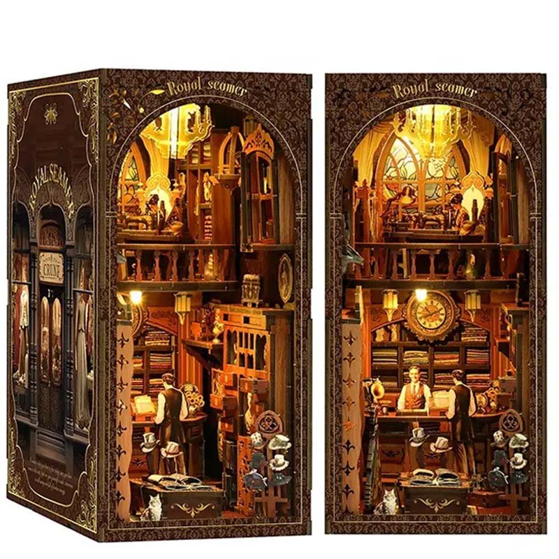Miniaturowy domek Book Nook - Królewski krawiec