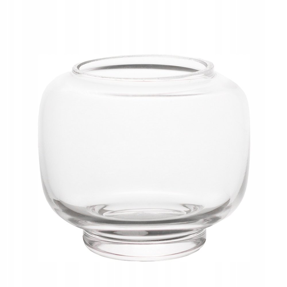 ŚWIECZNIK SZKLANY tealight przezroczysty śr. 8cm