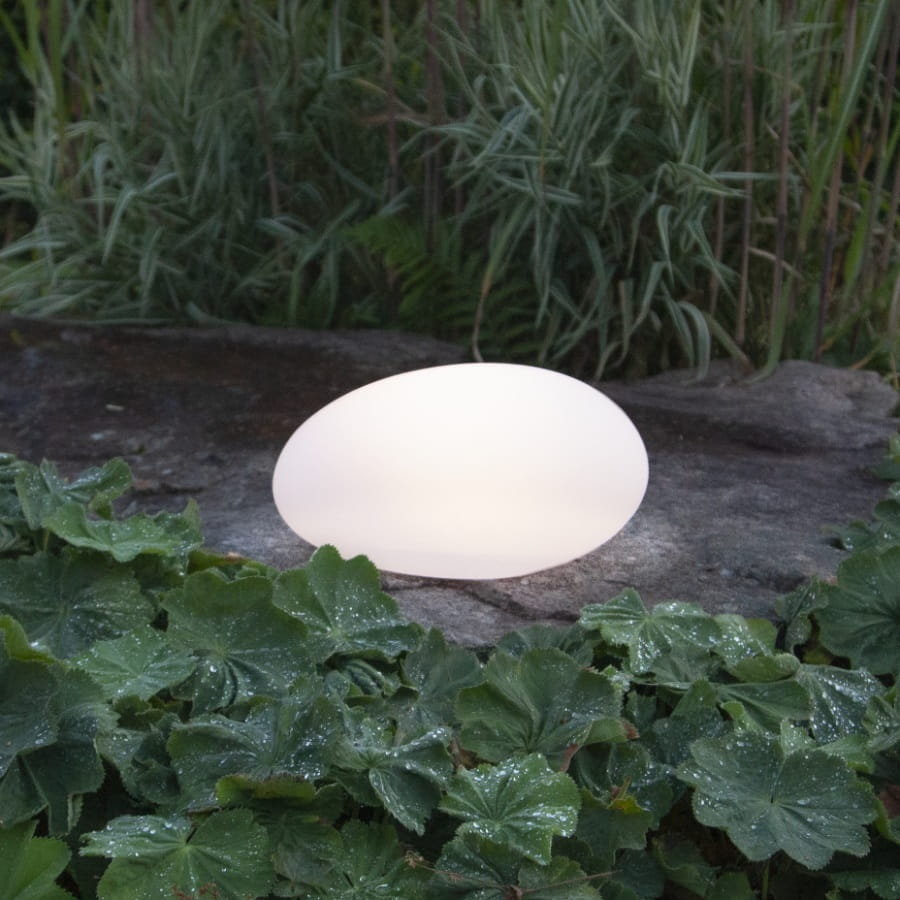 Dekoracja ogrodowa Led solarna kamień Globy