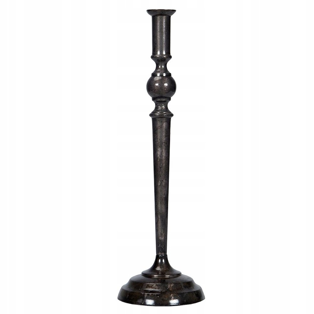 ŚWIECZNIK KANDELABR ONYX czarny wys. 38cm
