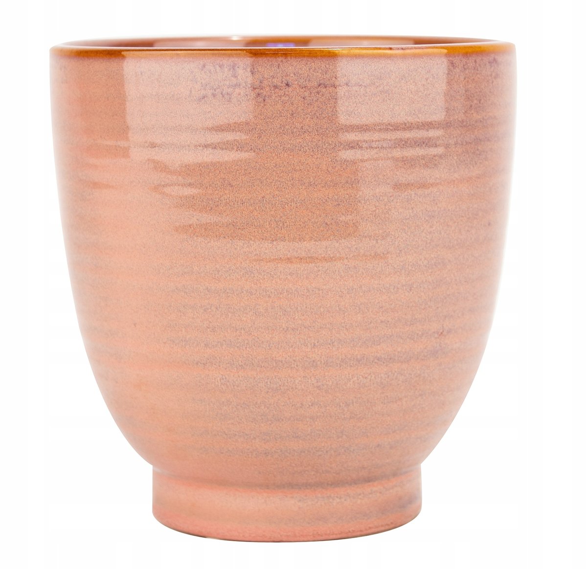 OSŁONKA DO STORCZYKA 17cm doniczka ceramiczna wysoka okrągła różowa