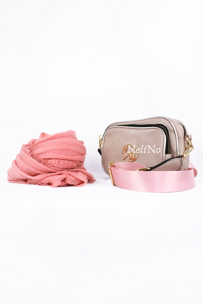 Torebka mała C/B Pudrowy róż