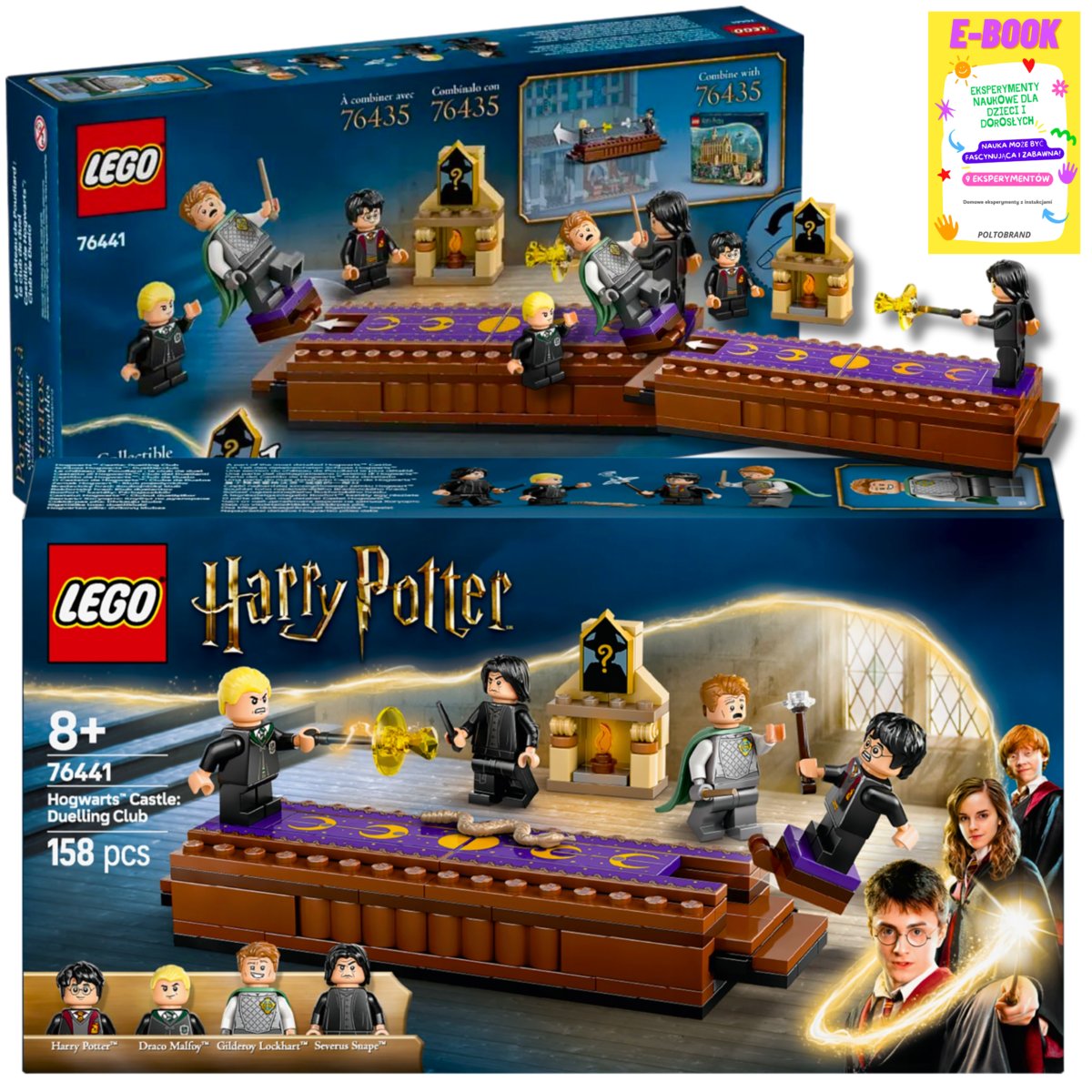 LEGO HARRY POTTER Zamek Hogwart™ Klub pojedynków (76441) KLOCKI PREZENT + EBOOK