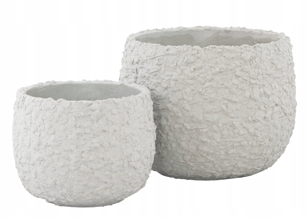 2 szt. DONICA ABRA szara BETONOWA