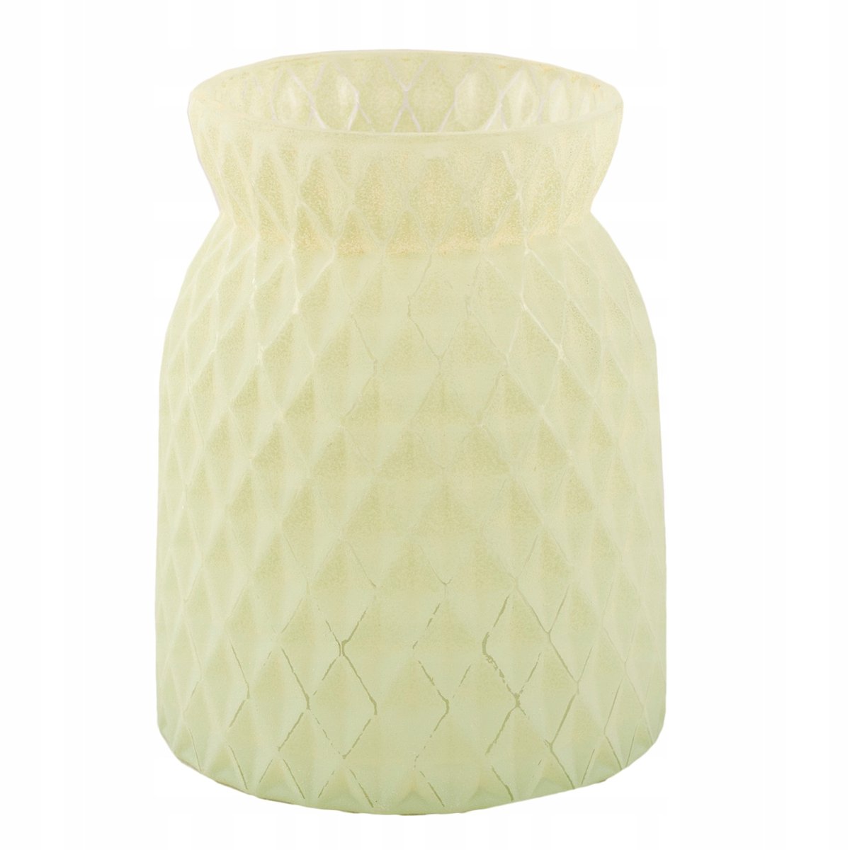 ŚWIECZNIK tealight ZIELONY szklany śr. 7cm