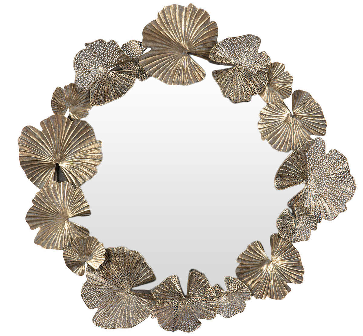 LUSTRO LIŚCIE metalowe śr. 86cm