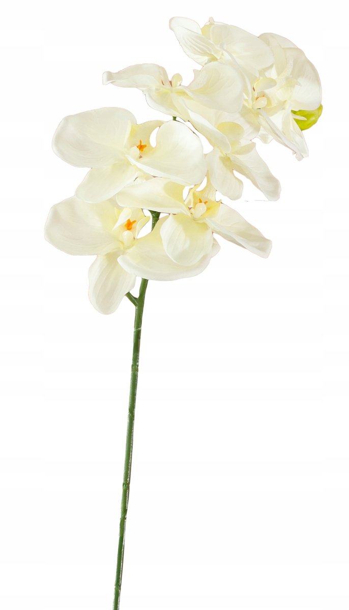 SZTUCZNA ORCHIDEA do wazonu biała 110cm