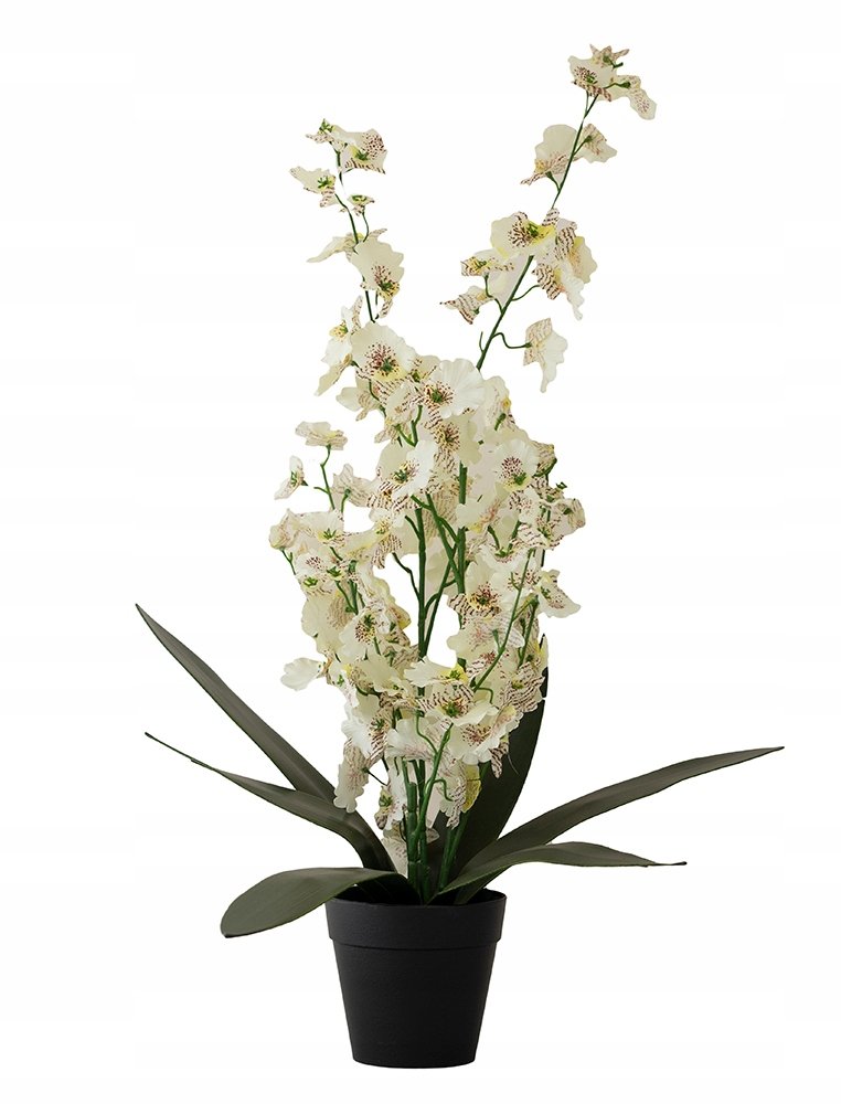 SZTUCZNY KWIAT STORCZYK biały wys. 54cm