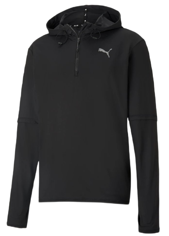 Bluza biegowa Puma Run Hooded Midlayer czarna S