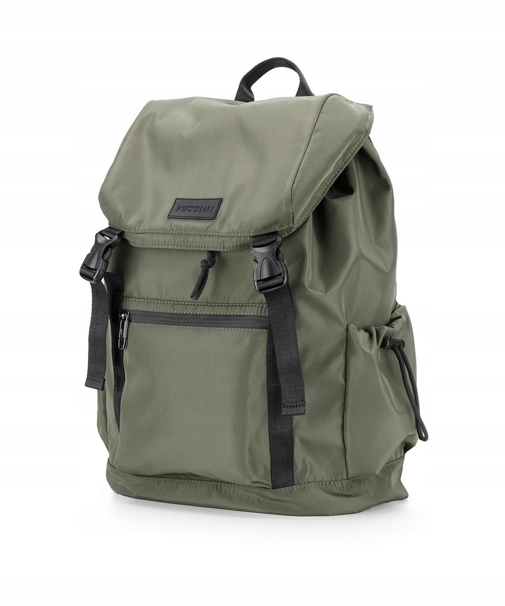 Plecak Miejski Damski Męski Na Laptopa 15'' Puccini Zielony Pm9029-5