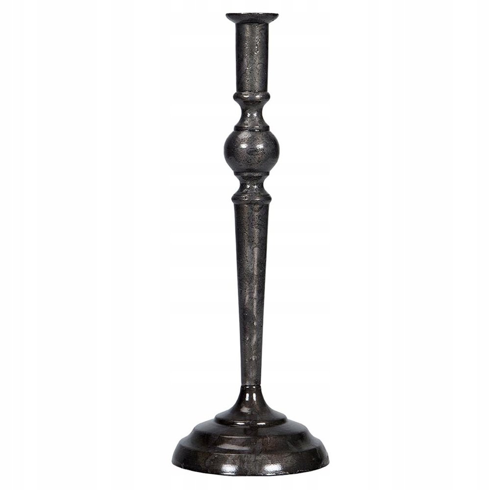 ŚWIECZNIK KANDELABR ONYX czarny wys. 33cm