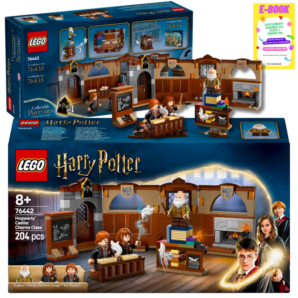LEGO HARRY POTTER Zamek Hogwart™ Zajęcia z zaklęć i uroków (76442) KLOCKI PREZENT + EBOOK