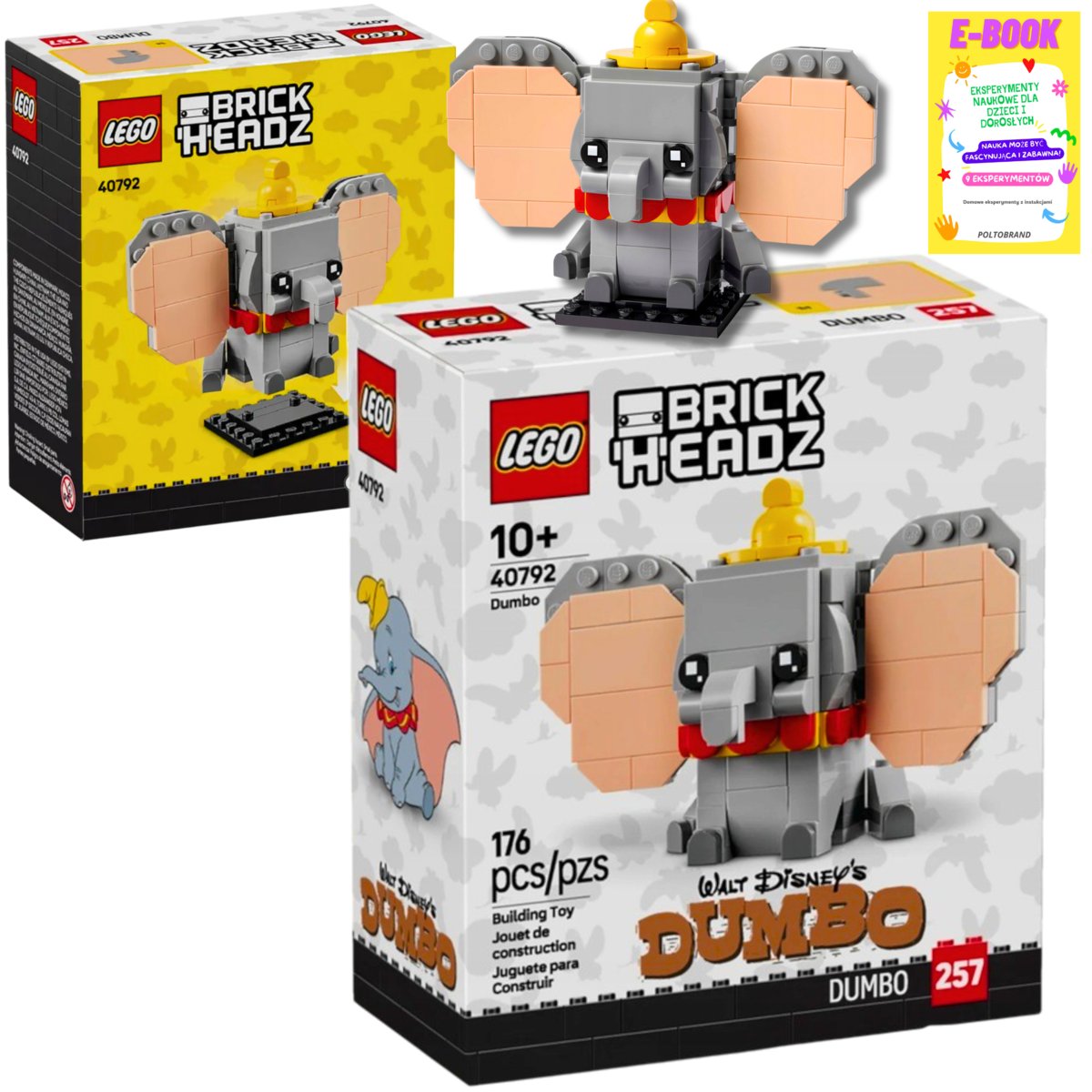 LEGO BRICKHEADZ DUMBO 40792 KLOCKI LEGO PREZENT + EBOOK