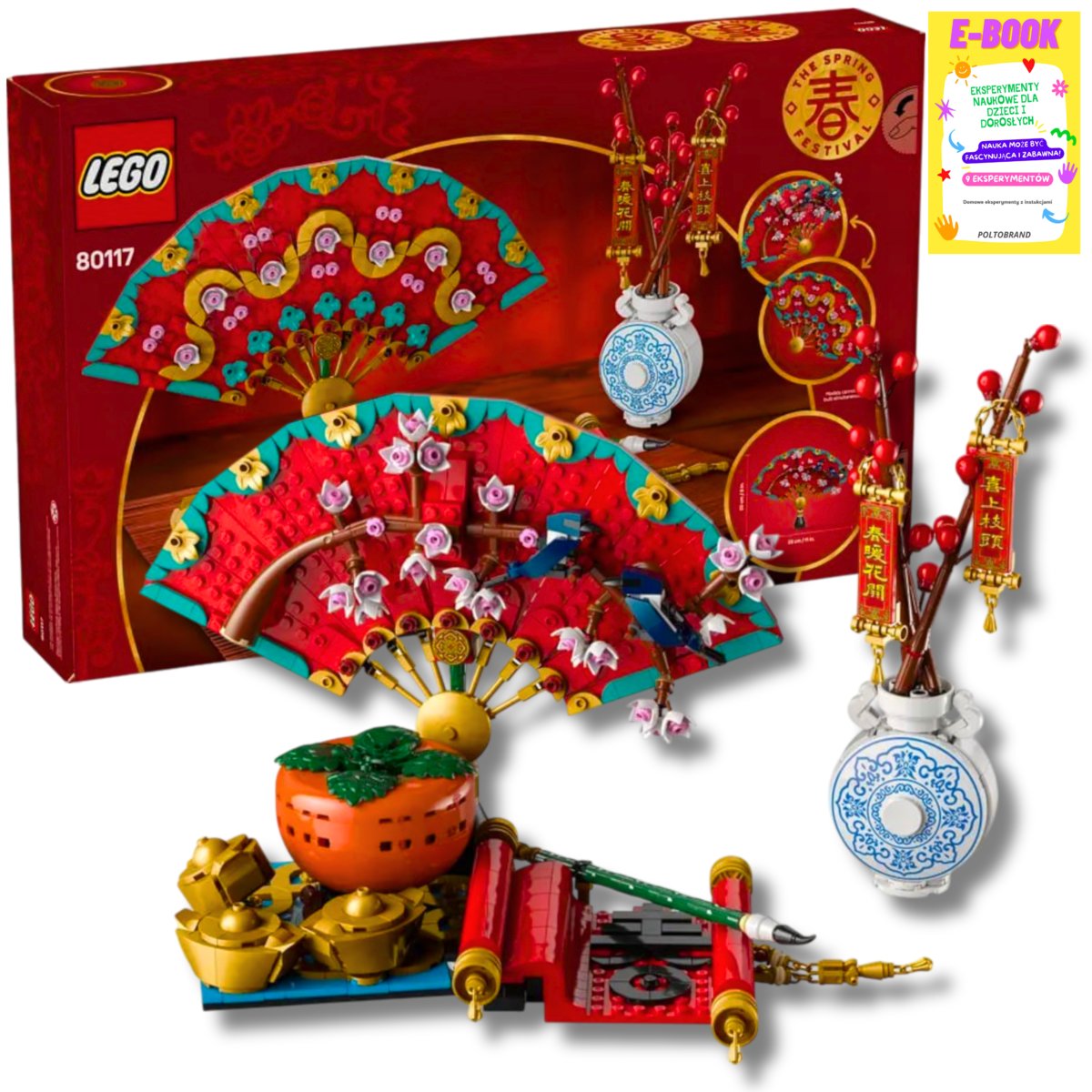 LEGO® Spring Festival Pomyślność (80117) KLOCKI PREZENT + EBOOK